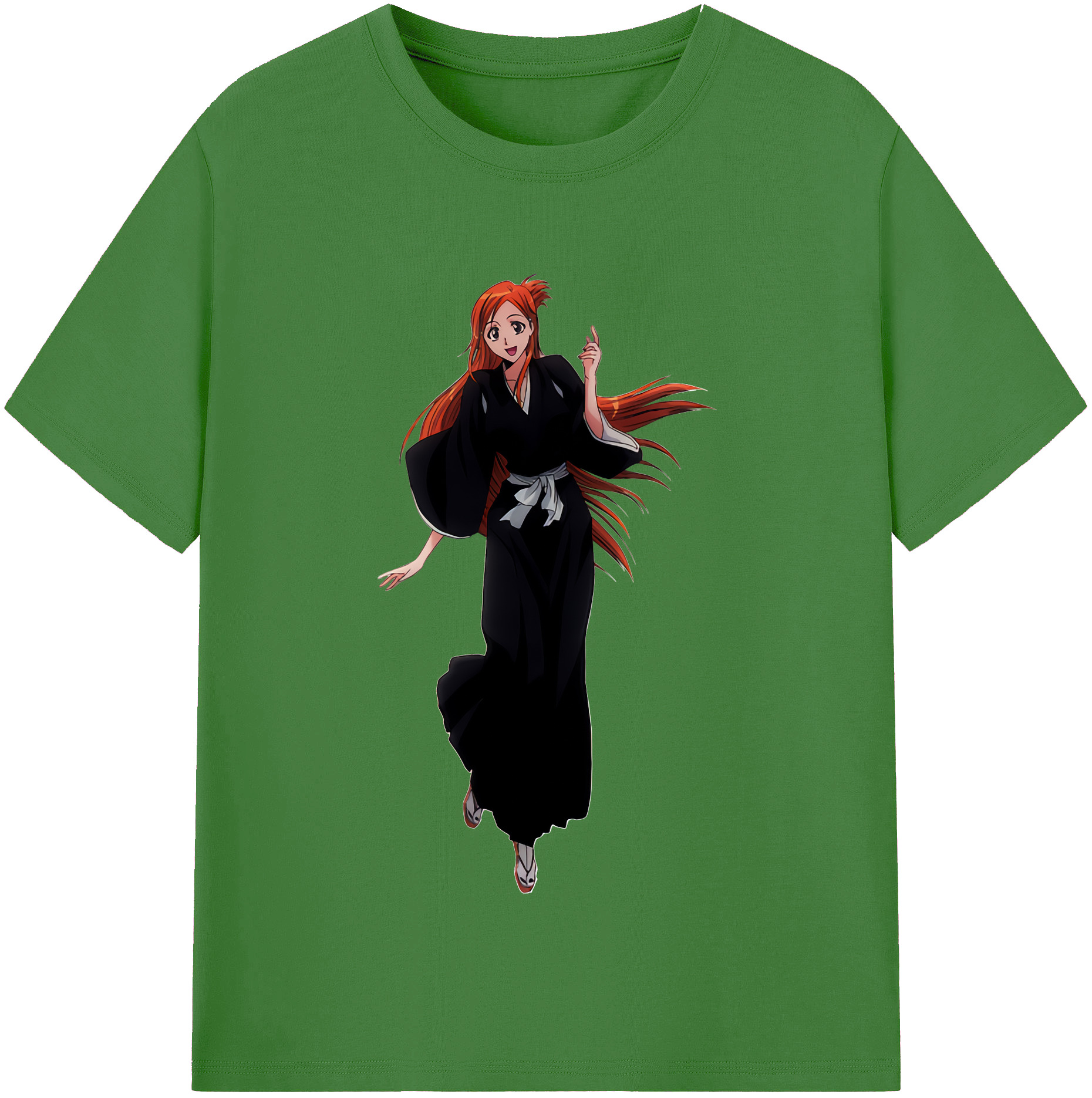 （画像用） ブリーチ 井上織姫（いのうえおりひめ） BLEACH Inoue Orihime レディースカジュアルプリントTシャツ（綿100％）
